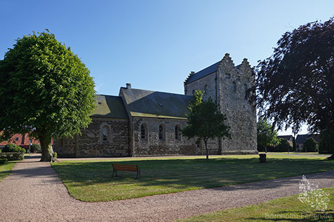 Kirche, Aa Kirke, Aakirkeby, Insel Bornholm, Daenemark
