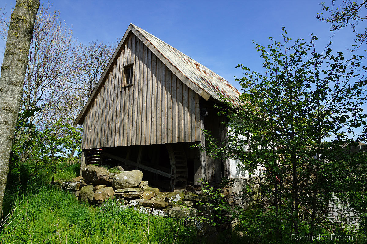 Ågårds Wassermühle bei Pedersker auf Bornholm