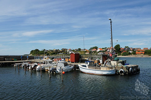 Hafen, Arnager, Ostsee, Insel Bornholm, Daenemark