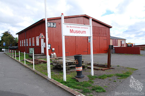 Bornholms Eisenbahnmuseum in Nexø, Insel Bornholm, Dänemark