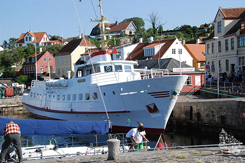 MS Ertholm, Gudhjem, Faehre, Christiansoe, Insel Bornholm, Daenemark