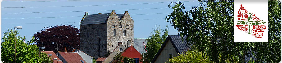 Die Aa Kirche in Aakirkeby, Bornholm