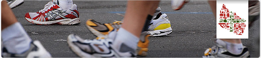 Läufer beim Bornholm Marathon 'Etape Bornholm'