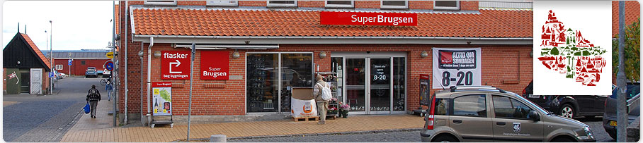 Supermärkte auf Bornholm
