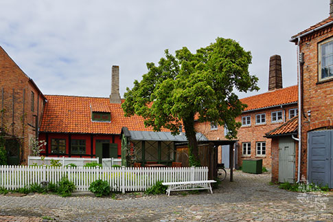 Die Kulisse von Bornholms Keramikmuseum - wie im 19. Jahrhundert
