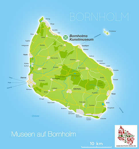 Bornholms Kunstmuseum, Insel Bornholm, Dänemark