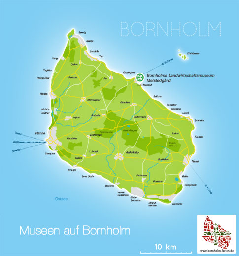 Landwirtschaftsmuseum, Melsted, Insel Bornholm, Daenemark