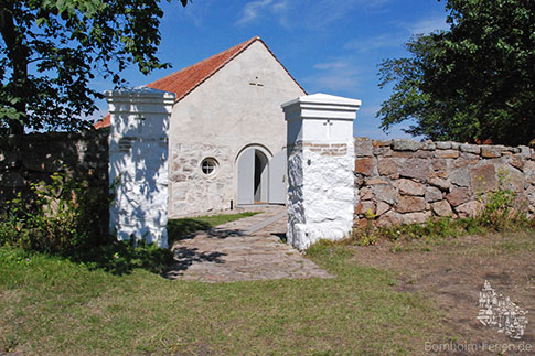 Die Kirche auf der Insel Christiansø, Dänemark