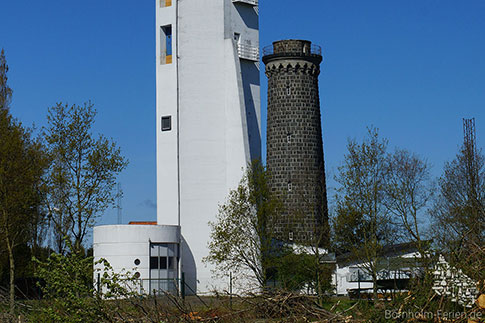 Der ausser Dienst gestellte Leuchtturm Dueodde Nord, Insel Bornholm, Daenemark