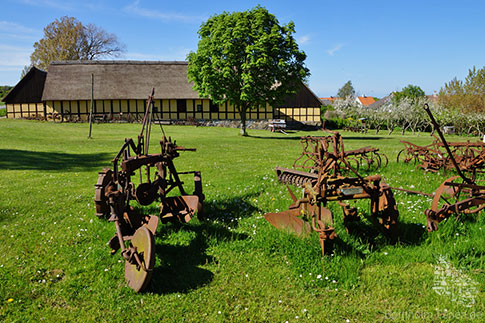 Museumsbauernhof, Landwirtschaftsmuseum, Melstedgaard, in Melsted, Insel Bornholm, Daenemark