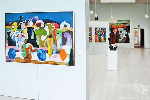 Moderne Malerei in Bornholms Kunstmuseum, Daenemark