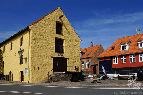 Nexø Museum im ehemaligen Rathaus von Nexø, Insel Bornholm, Dänemark