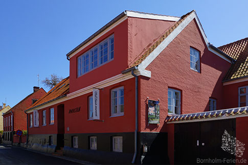 Oluf Høst Museum - Das ehemalige Wohnhaus des Bornholmer Malers, Gudhjem, Insel Bornholm, Dänemark
