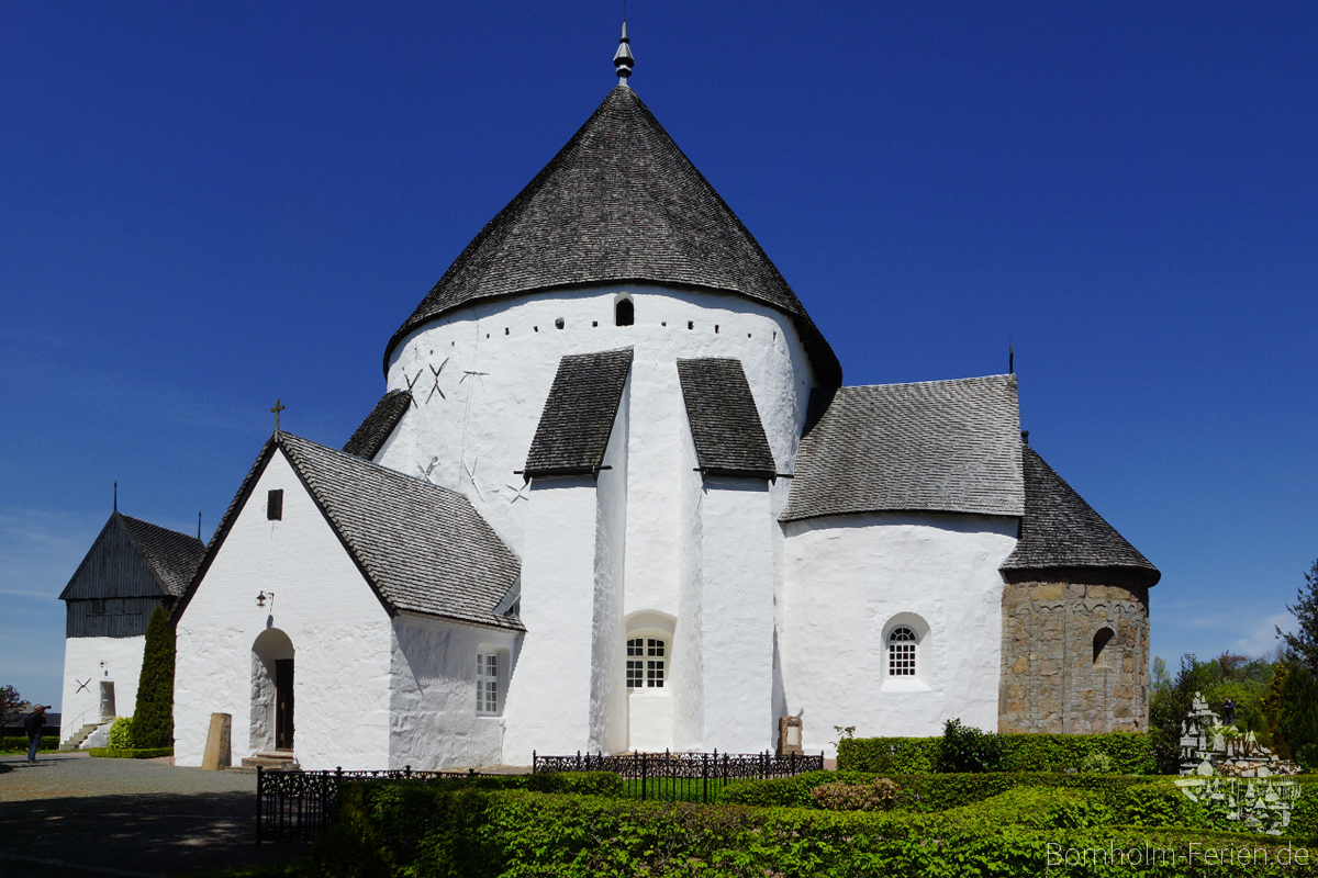 Osterlars Rundkirche, Insel Bornholm, Daenemark