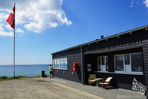 Der ehemalige Strandpavillon des kadeau in Sømarken im Süden Bornholms