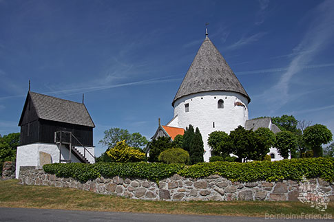 Rundkirche Olsker, Insel Bornholm, Ostsee, Daenemark
