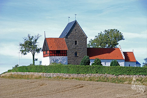 Kirche, Rutsker, Insel Bornholm, Daenemark