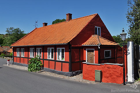 Fachwerkhaus, Sandvig, Insel Bornholm, Daenemark