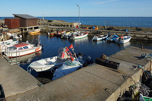 Hafen, Snogebaek, Insel Bornholm, Daenemark