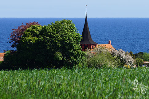 Kirche, Svaneke Kirke, Insel Bornholm, Daenemark