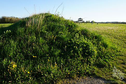 Wallanlage Rispebjerg, Pedersker, Insel Bornholm, Daenemark