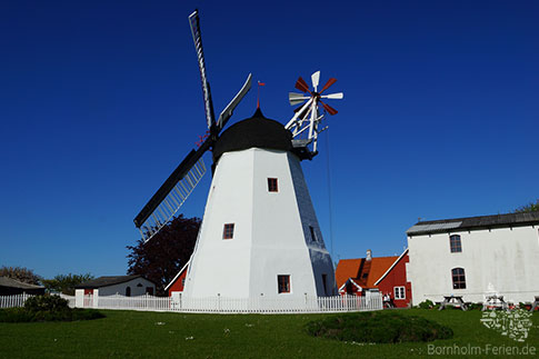 Windmühle Årsdale Mølle, Insel Bornholm, Dänemark
